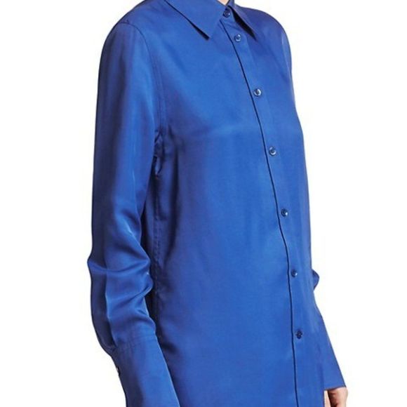 Helmut Lang Woven Button-Down Shirt - Picture 2 of 5